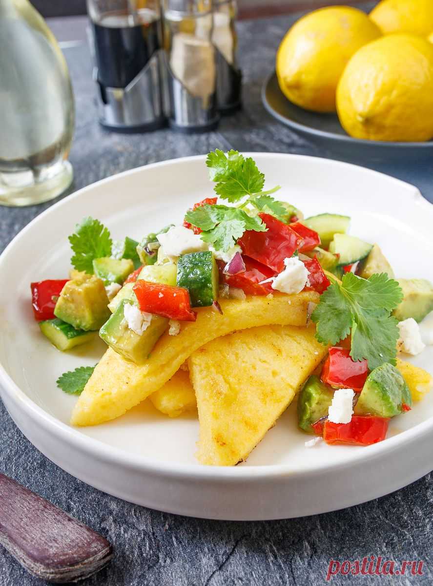 Жареная полента с овощной сальсой на Вкусном Блоге Жареная полента с овощной сальсой - вкусные проверенные рецепты, подбор рецептов по продуктам, консультации шеф-повара, пошаговые фото, списки покупок на VkusnyBlog.Com
