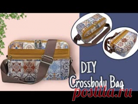 DIY Cara Membuat Tas_Crossbody Bag Tutorial  Pattern https://www.youtube.com/watch?v=ABq-7XktBRc