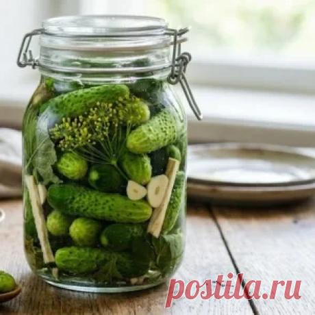 Малосольные огурцы-простой и вкусный рецепт