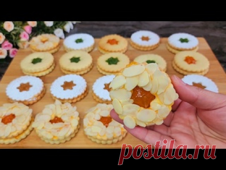 До чего же они такие Вкусные! Это самые вкусные, что я когда-либо ела! Просто тает во рту. Печенье Ингредиенты:Сливочное масло или маргарин 250 грамм ( комнатной температуры )Сахарная пудра 100 граммЯйцо 1 шт (комнатной температуры)Кукурузный крахмал 100 граммРазрыхлитель 1 столовая ложкаВанилин щепоткаСоль щепоткаМука 400 граммДля начинок:Арахисовая пастаДжем абрикосовыйДжем из...