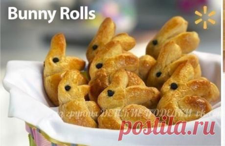 ​Лепка зайчиков из теста