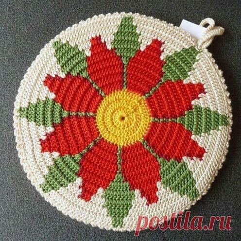 Прихватки с цветами