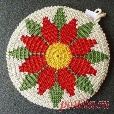 Прихватки с цветами