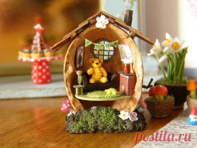 ​Микромир в грецких орехах