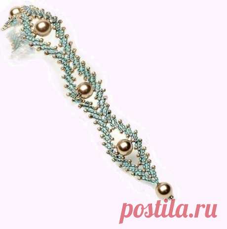 Браслет "Стилизованные павлиньи перья" Браслет "Стилизованные павлиньи перья"Его узор и правда напоминает глазки на хвосте палина.