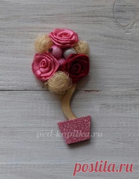 Магнит-топиарий на холодильник Магнит-топиарий на холодильникАвтор:&nbsp;Маркина Наталья Ивановна