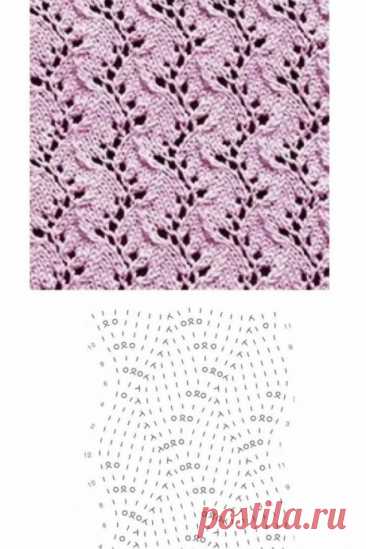​Интересные узоры для спиц Интересные узоры для спицНесмотря на ажурность, вещи, связанные такими узорами, греют.