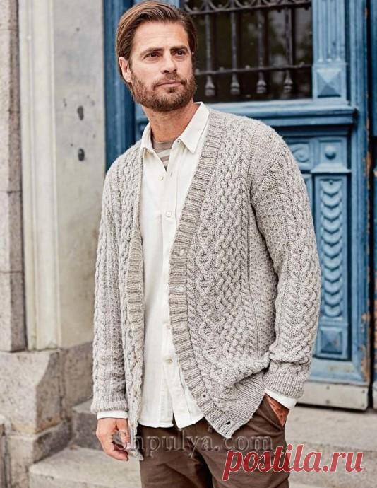 Вяжем мужчинам: три жакета