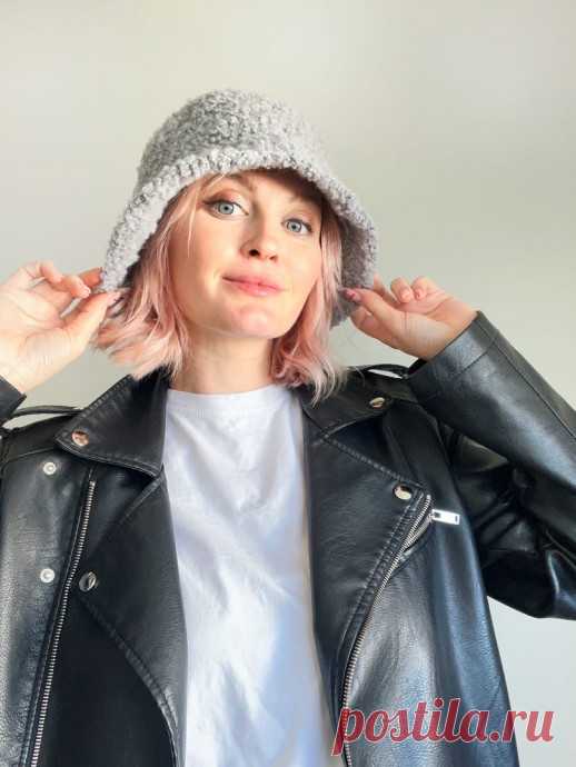 Теплая панама крючком