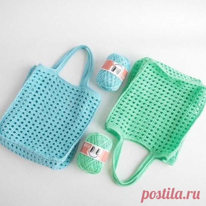 Вяжем сумку крючком
