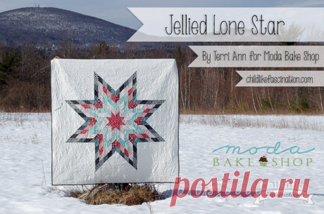 Jellied Lone Star Quilt | modafabrics.com