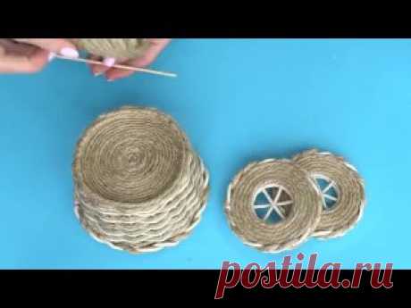 Поделки из джута