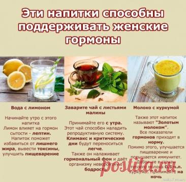 Народная медицина. Полезные напитки для женщины