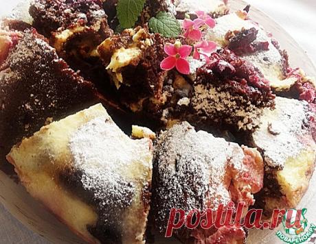 Шоколадный пирог с вишней – кулинарный рецепт