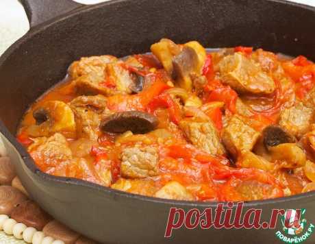 Гуляш из говядины с грибами – кулинарный рецепт