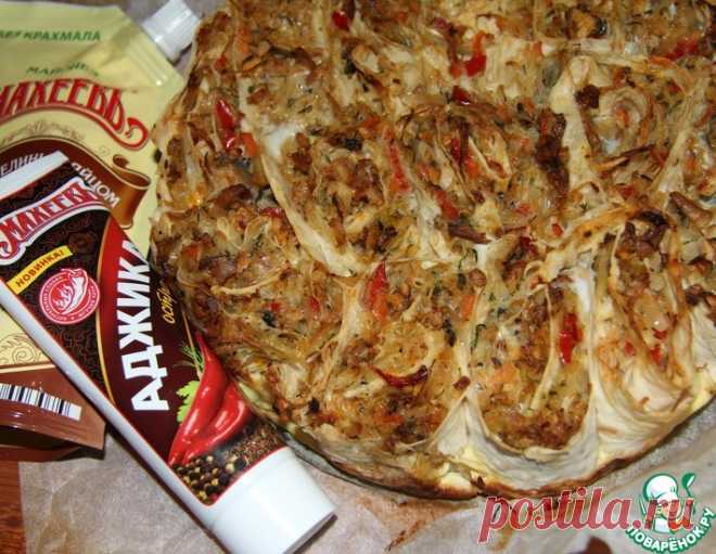 Капустный пирог из лаваша – кулинарный рецепт
