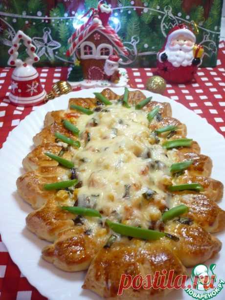 Открытый пирог-домашняя пицца – кулинарный рецепт