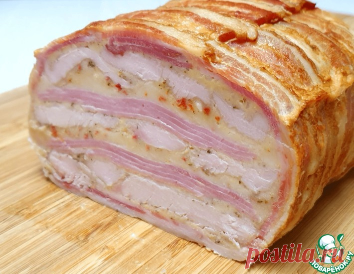 Мясной хлеб с ветчиной – кулинарный рецепт