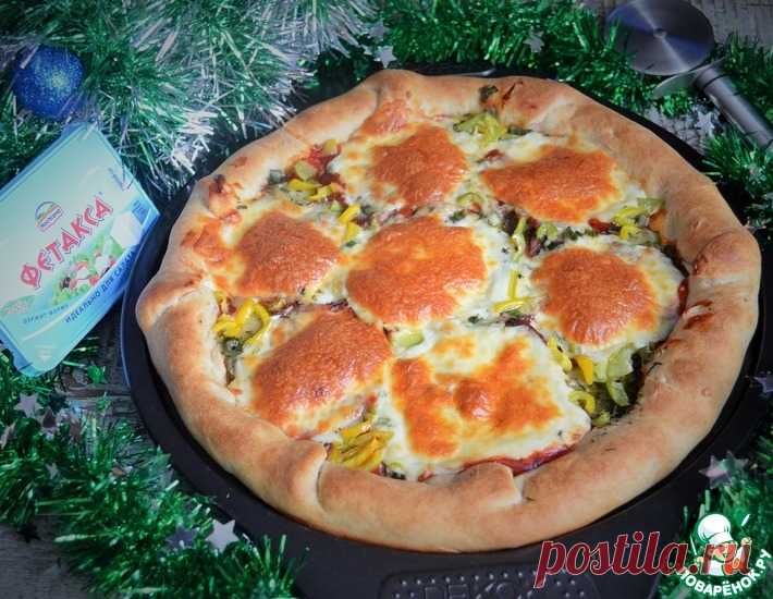 Пицца с сырными бортами – кулинарный рецепт