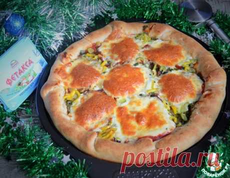 Пицца с сырными бортами – кулинарный рецепт