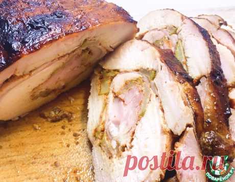 Куриный рулет с грушей – кулинарный рецепт