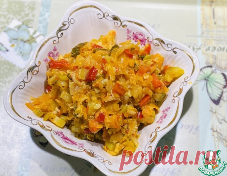 Тушеная пекинская капуста с овощами – кулинарный рецепт