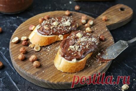 Домашняя орехово-шоколадная паста