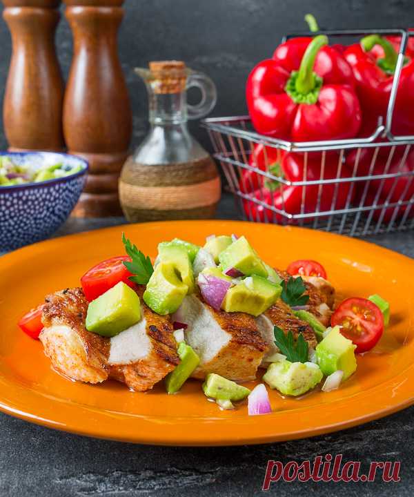 Острые куриные грудки с сальсой из авокадо на Вкусном Блоге Острые куриные грудки с сальсой из авокадо - вкусные проверенные рецепты, подбор рецептов по продуктам, консультации шеф-повара, пошаговые фото, списки покупок на VkusnyBlog.Com