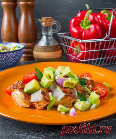 Острые куриные грудки с сальсой из авокадо на Вкусном Блоге Острые куриные грудки с сальсой из авокадо - вкусные проверенные рецепты, подбор рецептов по продуктам, консультации шеф-повара, пошаговые фото, списки покупок на VkusnyBlog.Com