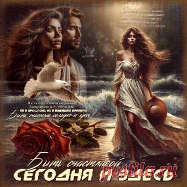 Быть счастливой сегодня и здесь... ~ Открытки ~ ПЕСНЯ