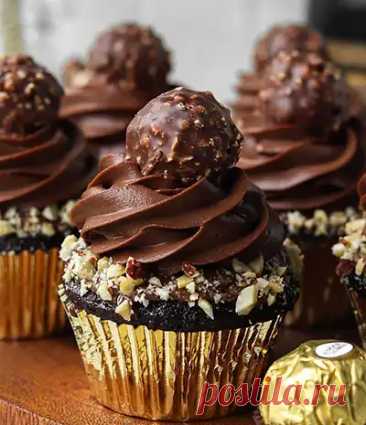 Готовим кексы Ferrero Rocher