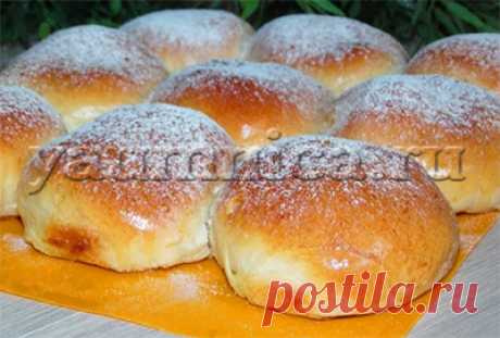 Вкусный рецепт дрожжевых булочек