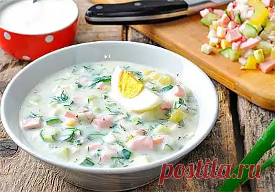 Окрошка на кефире с колбасой: пошаговый фото рецепт, пошаговый рецепт, фото рецепт