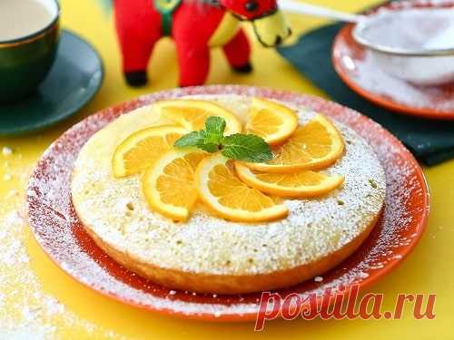 Постный пирог с апельсинами – 6 рецептов (с фото пошагово)