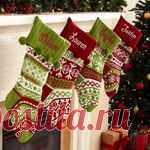 Вяжем оригинальные рождественские носки