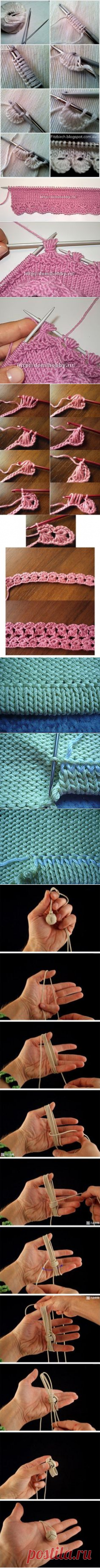 (85) Scalloped Knitting Edge Stitch - How Did You Make This? | Luxe DIY | Knitting