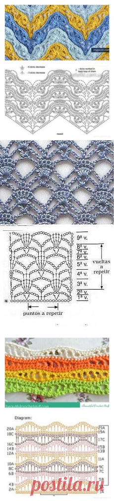 Узоры для вязания крючком