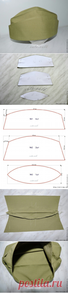 как сшить пилотку