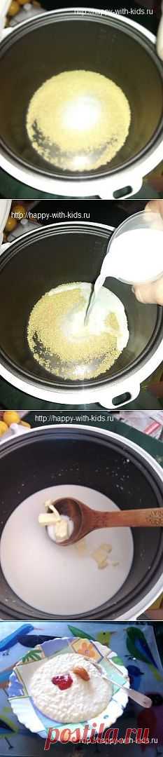 рецепты для мультиварок, готовим пшенную кашу, как приготовить пшенную кашу в мультиварке, пропорции | Счастливы с детьми