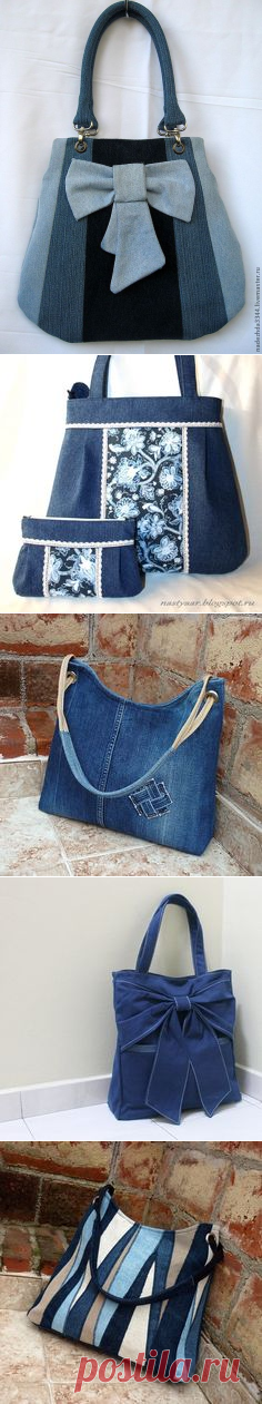 Denim bag | Dynamic Denim! | Джинсовая Сумка, Луки и Сумки