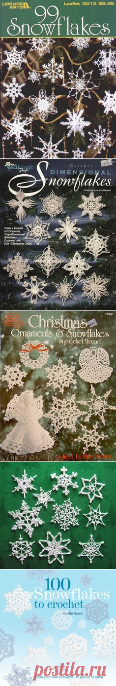 crochet snowflakes | Jule hækle | Связанные Крючком Снежинки, Снежинки и Вязание Крючком