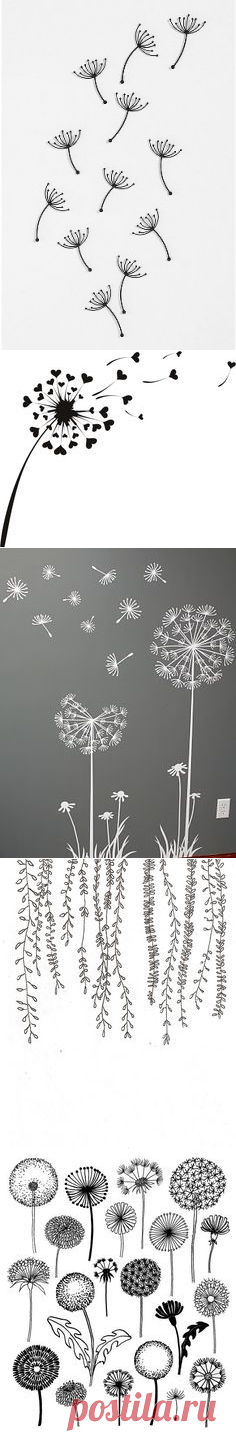 Pottery art, Wall decor and Dandelions on Pinterest