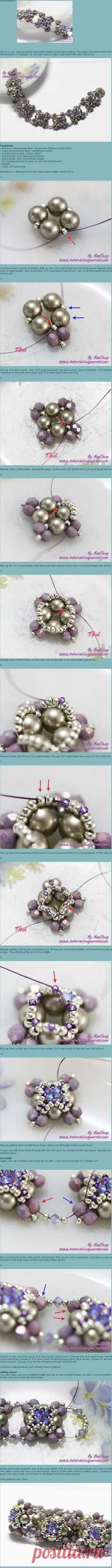 (129) Beaded Beads TUTORIAL bracelet | Ági