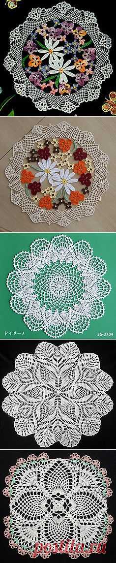 Crochet doilies