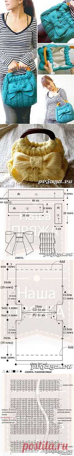 Вязание крючком сумки со схемами и описанием от Linda Lanz