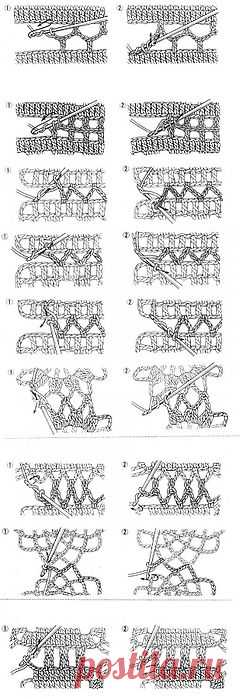 Учимся соединять вязание крючком.
