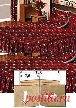 Как сшить покрывало | Покрывало на кровать или диван своими руками