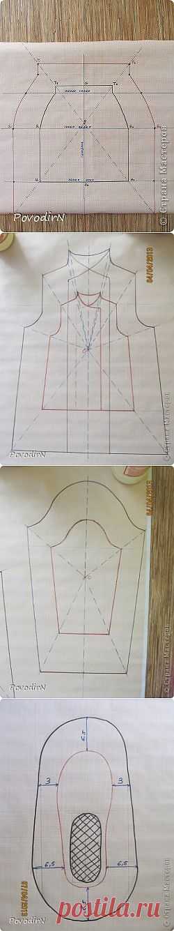 Увеличение выкройки для получения шаблона. | Страна Мастеров
