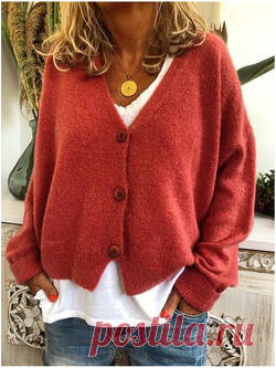 Solid Wool Blend Casual Long Sleeve Sweaters&sweatshirts – Juliehint