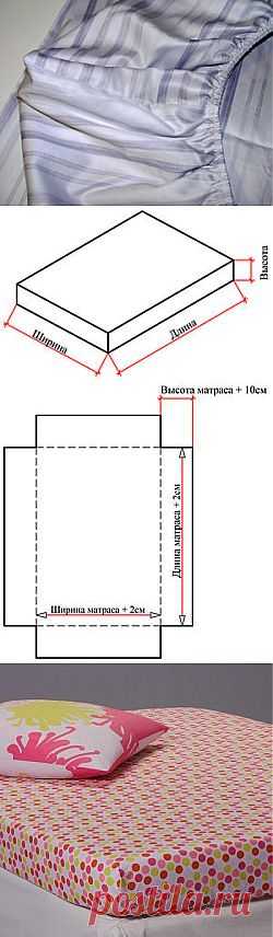 Как сшить натяжные простыни.